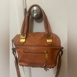 Chloe Angie Mini Leather Crossbody Bag